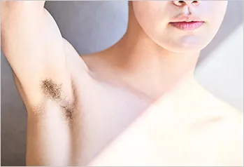 ヒゲや脇など太くて濃い毛