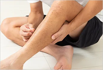 毛が根深く生えている