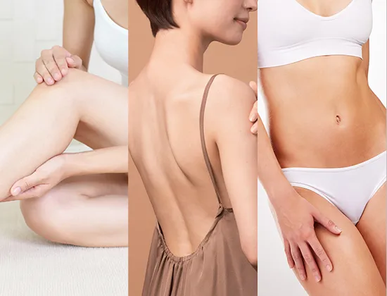 産毛から濃い毛どんな毛質にも対応